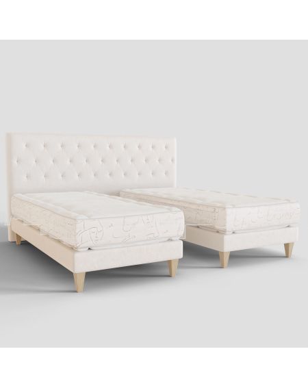 Sommier double pour lit jumeaux -  Dunlopillo