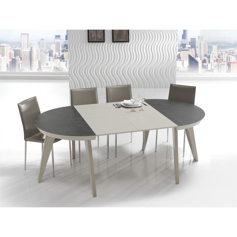 Table Ronde Ada Extensible Table ronde Extensible 2 allonges incorporées
