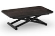 Table basse relevable, Enora pieds Noirs